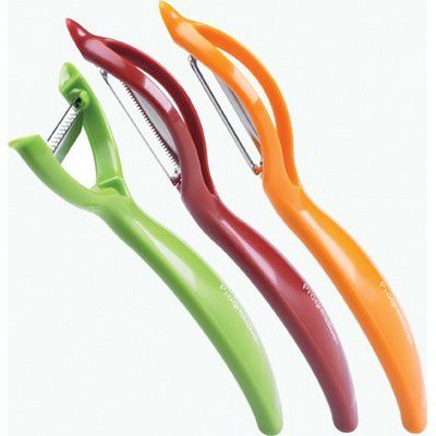 Eplucheur PROGRESSIVE Lot de 3 éplucheurs avec fixation