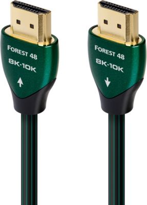 Câble HDMI AUDIOQUEST Forest Forest 2.1/48G2.1/48Gbps 2M  Noir