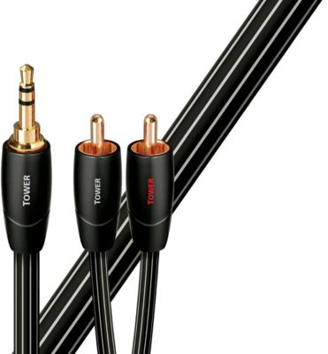 KabelDirekt - 10m - Câble adaptateur RCA-3,5 mm vers 2 mâles