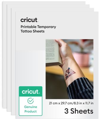 Accessoire CRICUT Feuilles tatouages imprimables