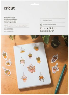 Accessoire CRICUT Vinyl A4 10 feuilles white