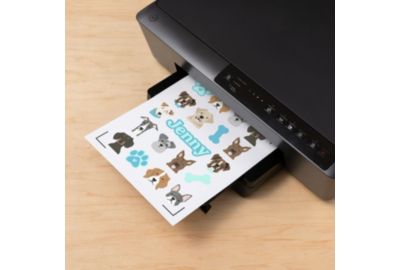 Accessoire CRICUT Set Waterproof A4 6 feuilles White holog