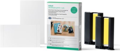 Accessoire CRICUT 36f stickerPix + 36f photo + 2 encres
