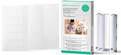 Accessoire CRICUT Stickers LT 18 rect +18ronds+ 2 encres