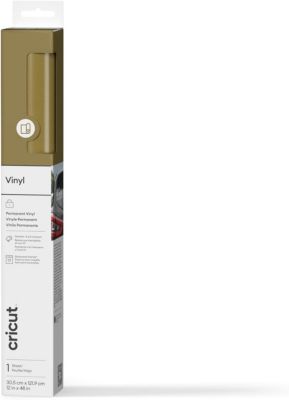 Accessoire CRICUT Premium Vinyl Permanent 30x120cm (Gold)