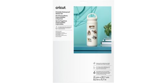 Sticker CRICUT 6 stickers imperméables et imprimables