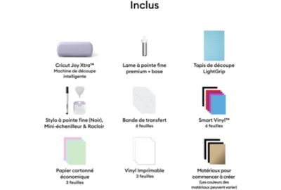 Machine de découpe CRICUT Bundle Joy Xtra Lavande