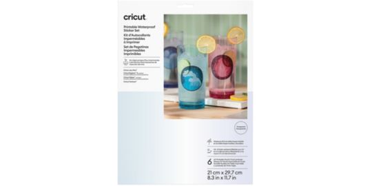 Accessoire CRICUT Set de 6 stickers imperméables et imprim