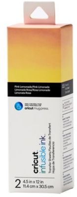 Accessoire CRICUT 2 feuilles papiers transfert limona