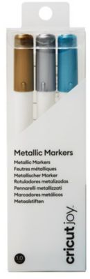 Accessoire CRICUT 3 marqueurs metalliques bleu argent