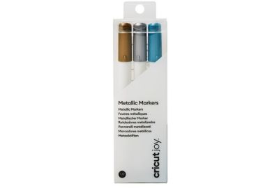 Accessoire CRICUT 3 marqueurs metalliques bleu argent