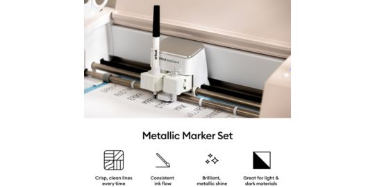 Accessoire CRICUT Kit de stylos métallisés (5 unités)