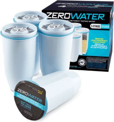Cartouche filtrante ZERO WATER Lot de 4 filtres
