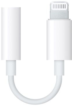 Adaptateur Apple Lightning Vers Mini-Jack 3.5 Mm Blanc