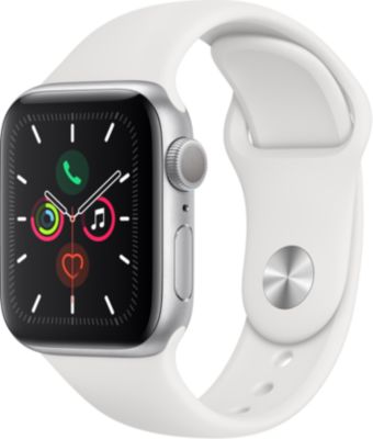 Montre connectée APPLE WATCH 40MM Alu Argent / Blanc Series 5 Reconditionné