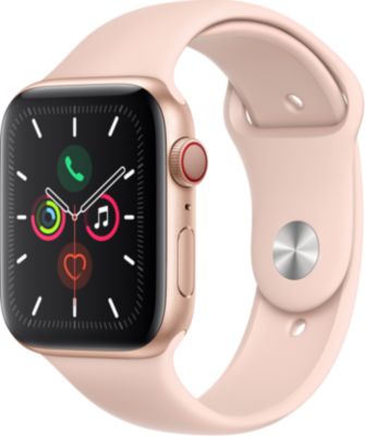 Montre connectée APPLE WATCH 44MM Alu Or/Rose Series 5 Cellular Reconditionné