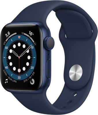Montre connectée APPLE WATCH 40MM Alu Bleu/Bleu Series 6 Reconditionné