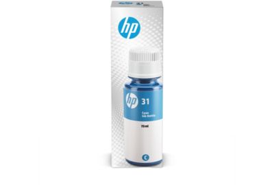 Cartouche d'encre HP Cyan 31 Bouteille