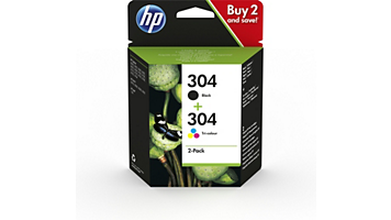 Cartouche d'encre HP 304 Noire + 3 couleurs