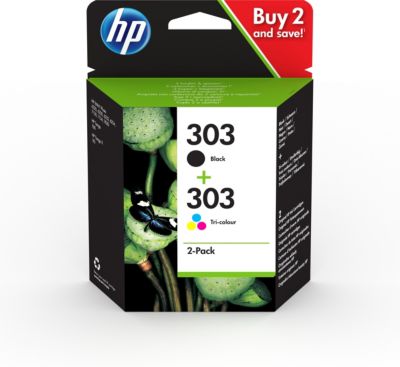 Cartouche d'encre HP 303 noire + 3 couleurs