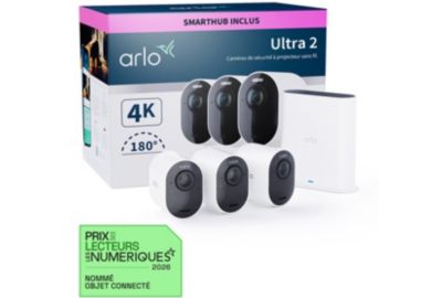 Pack ARLO Wifi ULTRA2 blanc 3cams. VMS53