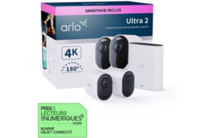Pack ARLO 2 caméras ULTRA2 blanc VMS5240