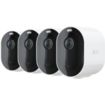 Caméra de sécurité ARLO 4 caméras PRO 4 blanc VMC4450P-100EU + Sonnette sans fil ARLO sans fil blanc  AVD2001-100EUS