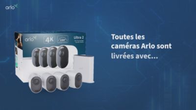 Voir la vidéo pour Caméra de surveillance ARLO 2 caméras Essential 2K