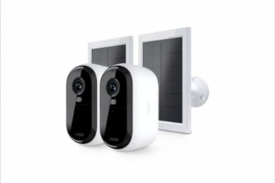 Caméra de surveillance ARLO 2 caméras Essential 2K+2 Panneaux sol.