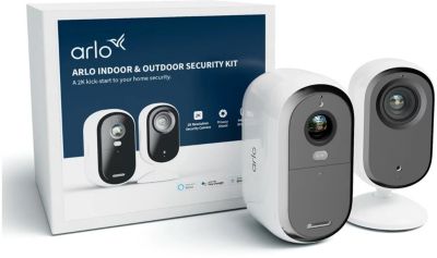 Caméra de surveillance ARLO ESSENTIAL2 OUTDOOR 2K + INDOOR 2K