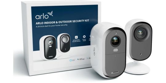 Caméra de surveillance ARLO ESSENTIAL2 OUTDOOR 2K + INDOOR 2K