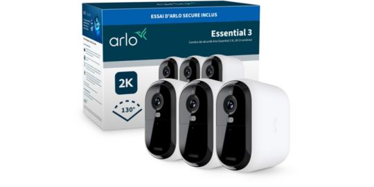 Caméra de surveillance ARLO 3 caméras ext Essential3 XL 2K