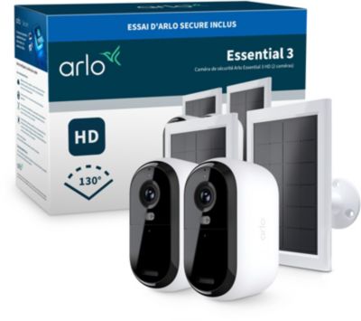 Camera de surveillance ARLO 2 cameras ext Essential3 2K+ pan