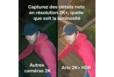 Caméra de surveillance ARLO Pack de 2 caméras 2K+ extérieur Pro6