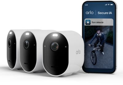 Caméra de surveillance ARLO Pack de 3 caméras 2K+ extérieur Pro6