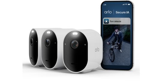 Caméra de surveillance ARLO Pack de 3 caméras 2K+ extérieur Pro6