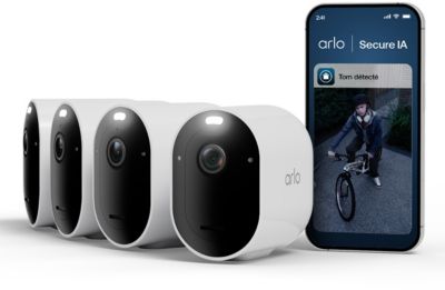 Caméra de surveillance ARLO Pack de 4 caméras 2K+ extérieur Pro6