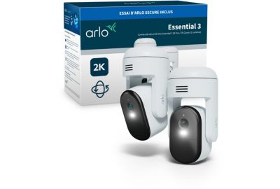 Caméra de surveillance ARLO E3 outdoor PTZ 2K pack de 2