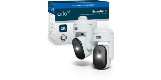 Caméra de surveillance ARLO E3 outdoor PTZ 2K pack de 2