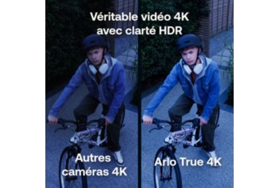 Caméra de surveillance ARLO Pack 2cam.ext. 4K Ultra3+panneau solaire