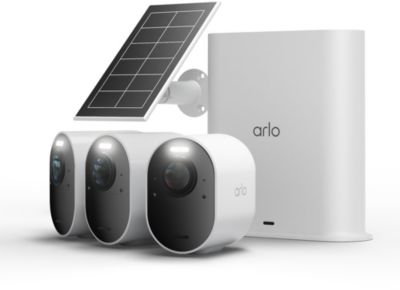 Caméra de surveillance ARLO Pack 3cam.ext. 4K Ultra3+panneau solaire