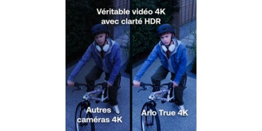 Caméra de surveillance ARLO Pack 4cam.ext. 4K Ultra3+panneau solaire