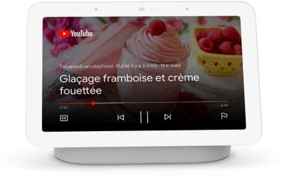Assistant vocal GOOGLE Nest Hub 2 Galet