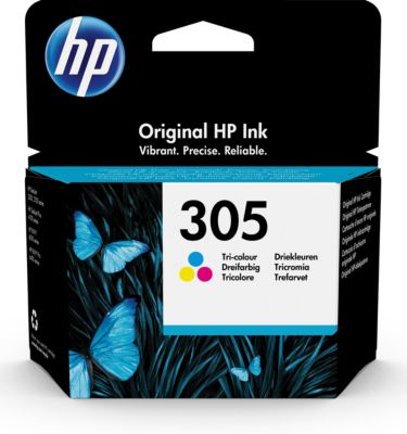 Cartouche d'encre 3 couleurs HP 305XL grande capacite authentique