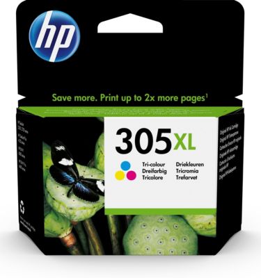HP 305 Cartouche d'Encre trois couleurs Authentique (3YM60AE)
