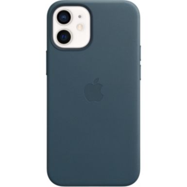 Coque APPLE iPhone 12 mini Cuir bleu MagSafe
