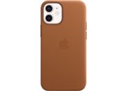 Coque APPLE iPhone 12 mini Cuir marron MagSafe