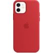 Coque APPLE iPhone 12/12 Pro Silicone rouge MagSafe