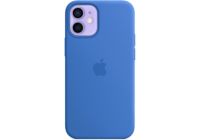 Coque APPLE iPhone 12 mini Silicone bleu MagSafe