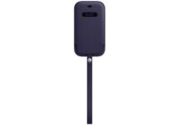Etui APPLE iPhone 12 mini Cuir violet MagSafe